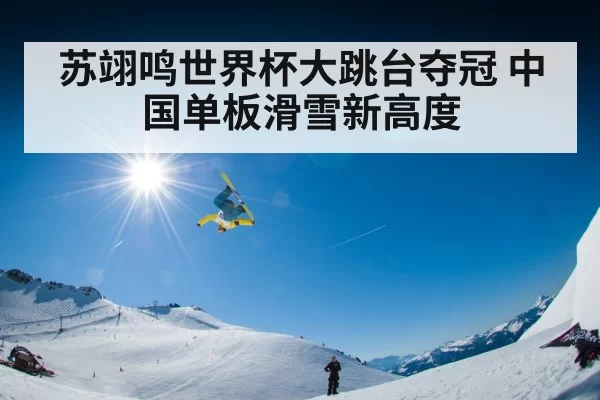 苏翊鸣世界杯大跳台夺冠 中国单板滑雪新高度