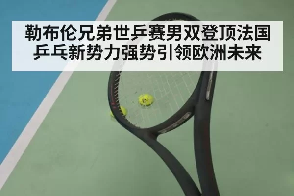 勒布伦兄弟世乒赛男双登顶法国乒乓新势力强势引领欧洲未来